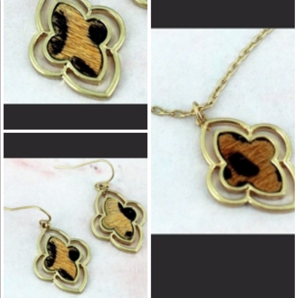 3 piece set Matching necklace & earrings
